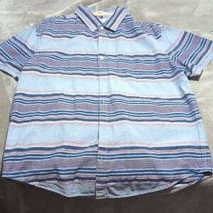 Penguin Multicolor Striped Button Down Shirt